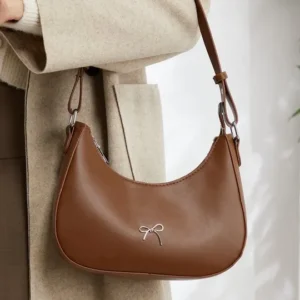 brown shoulder bag