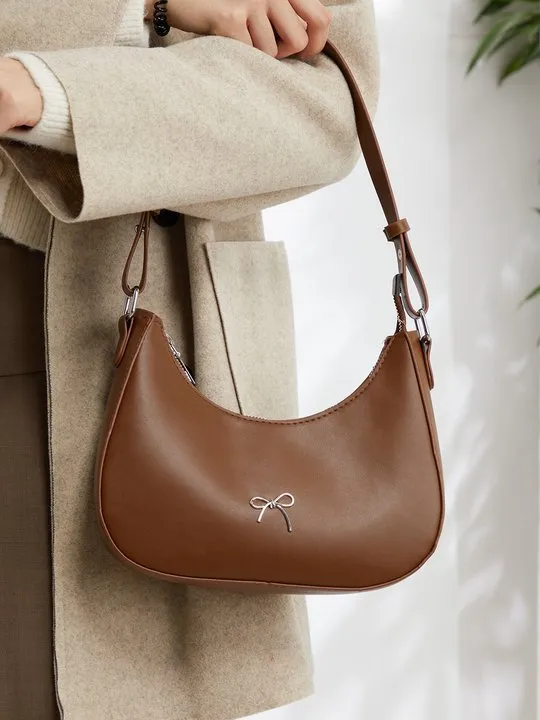 brown shoulder bag